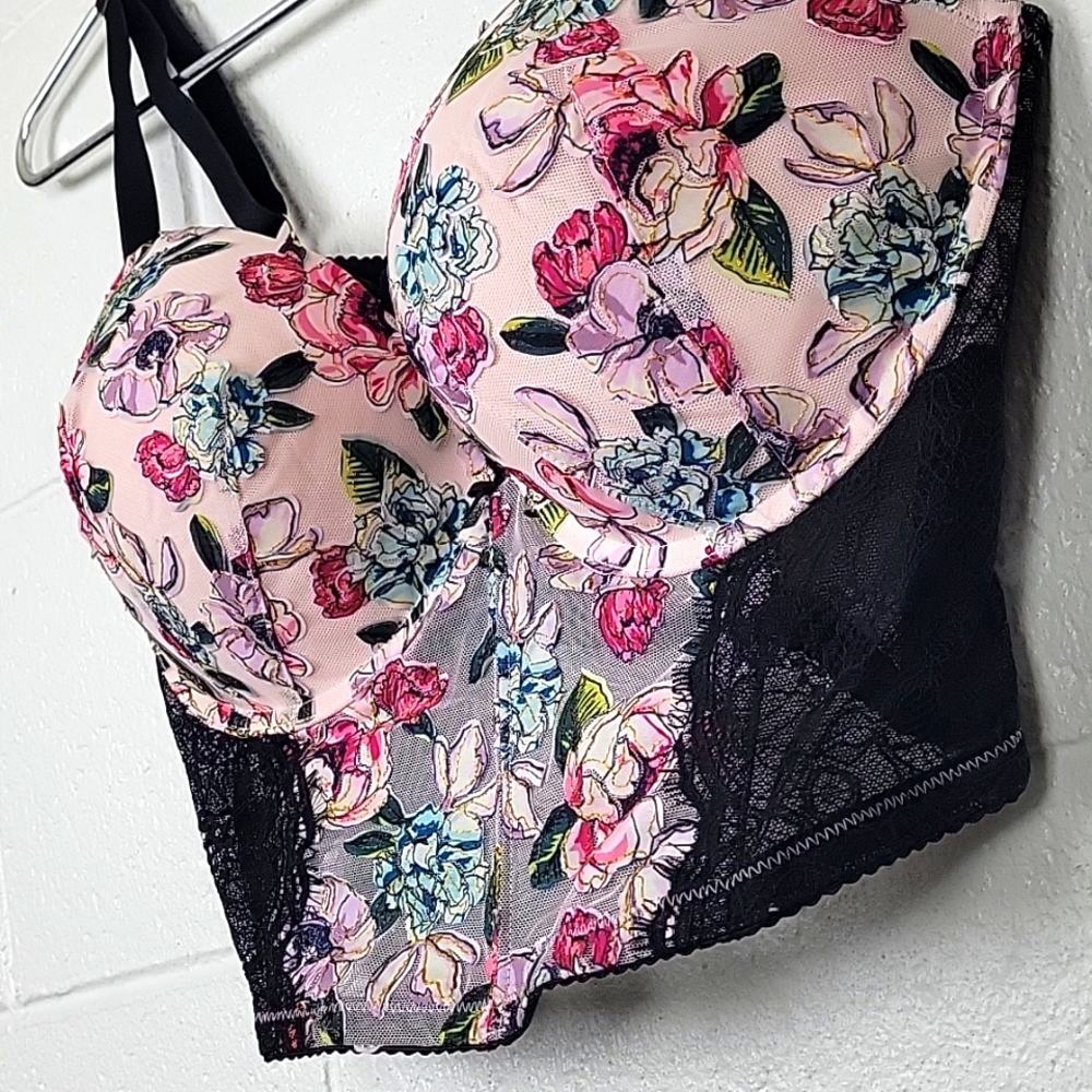 NEW Victoria's Secret Floral Corset